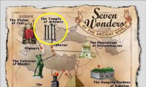 Семь чудес света: Храм Артемиды Эфесской